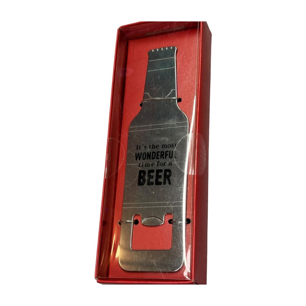 Its The Most Wonderful Time For A Beer Wood Wall Mount Bottle Opener - Picture 8 of 8